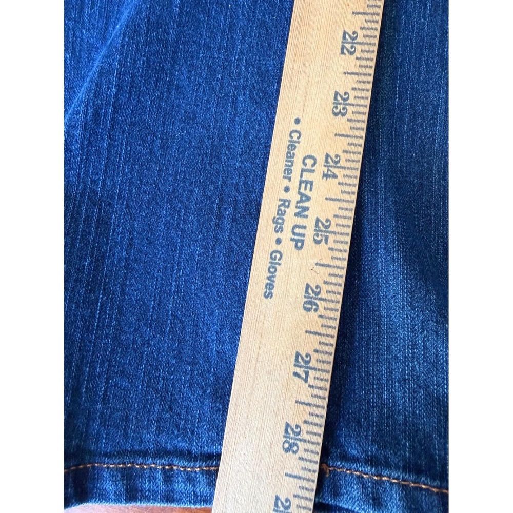 Style & Co Womens Bootcut Jeans Size 14 Dark Wash Blue Stretch Denim Mid Rise - Picture 9 of 11